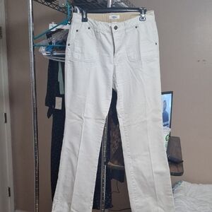 Old NAVY Cream W-Leg Pants